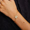 Bracelet Bracelet trèfle en or jaune 18k avec diamants 58 Facettes 2.308