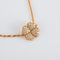 Bracelet Bracelet trèfle en or jaune 18k avec diamants 58 Facettes 2.308