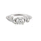Bague 50 De Beers - Bague feuillage en platine 950 et diamants 58 Facettes 1.13209