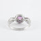 Bague 52 Bague Tentation en or gris 18k avec saphir rose et diamants 58 Facettes 2.314