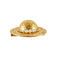 Broche Broche chapeau en or jaune 18K et perles 58 Facettes 2.171