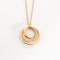 Collier Collier cercle en or rose 18k et diamants 58 Facettes 002.1526