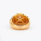 Bague 51 Bague fleur en or jaune 18k avec perle Akoya 58 Facettes 002.199