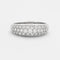 Bague 52 Bague en or blanc 18k pavée de diamants 0,95 ct 58 Facettes 002.203