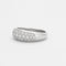 Bague 52 Bague en or blanc 18k pavée de diamants 0,95 ct 58 Facettes 002.203
