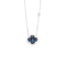 Collier Ligne Vendôme - Collier Cléopâtre en or blanc 18k, saphir et diamants 58 Facettes 002.1491