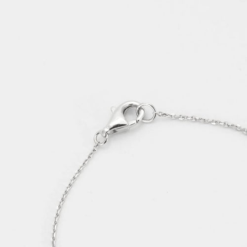 Collier Ligne Vendôme - Collier Cléopâtre en or blanc 18k, saphir et diamants 58 Facettes 002.1491