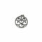 Pendentif Pendentif en or gris 18k rhodié noir avec diamants 58 Facettes 001.7855