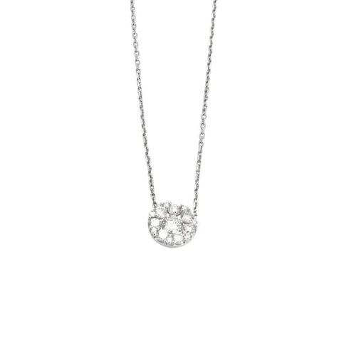 Collier Ligne Vendôme Garden - Collier en or blanc 18k avec diamant 0,78 ct 58 Facettes 002.956