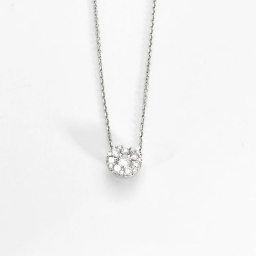 Collier Ligne Vendôme Garden - Collier en or blanc 18k avec diamant 0,78 ct 58 Facettes 002.956