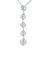 Collier Collier - Pendentif en or blanc 18 carats et diamants 0,15 ct 58 Facettes