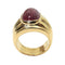 Bague 52 Boucheron - Bague cabochon en or jaune 18K et tourmaline rose 58 Facettes