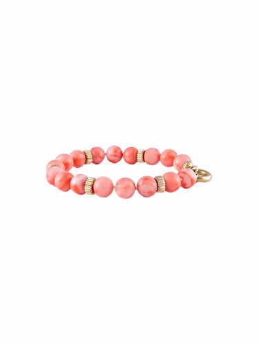 Bracelet Bracelet en or jaune 18k et corail 58 Facettes