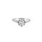 Bague 57 Solitaire - Bague en or gris 18K et diamant 0,50 ct 58 Facettes
