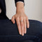 Bague 57 Solitaire - Bague en or gris 18K et diamant 0,50 ct 58 Facettes
