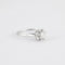 Bague 57 Solitaire - Bague en or gris 18K et diamant 0,50 ct 58 Facettes