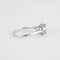 Bague 57 Solitaire - Bague en or gris 18K et diamant 0,50 ct 58 Facettes