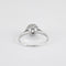 Bague 57 Solitaire - Bague en or gris 18K et diamant 0,50 ct 58 Facettes