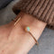 Bracelet Bracelet en or jaune 18K avec opale d’Éthiopie et diamants 58 Facettes