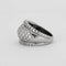 Bague 54 Bague jonc pavée de diamants en or gris 18K 58 Facettes 1