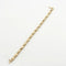 Bracelet Bracelet en or jaune 18k serti de diamants taille baguette 58 Facettes 1