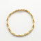 Bracelet Bracelet en or jaune 18k serti de diamants taille baguette 58 Facettes 1