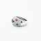 Bague 54 Bague Tutti Frutti en or gris 18k sertie de pierres 58 Facettes