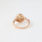Bague 54 Bague de fiançailles pavée de diamants en or rose 18K 58 Facettes