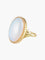 Bague 53 Bague opale en or jaune 14K 58 Facettes