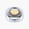 Bague 54 Bague citrine ovale en or blanc 18k 58 Facettes