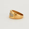 Bague 52 Bague jonc pavée de diamants en or jaune 750 58 Facettes