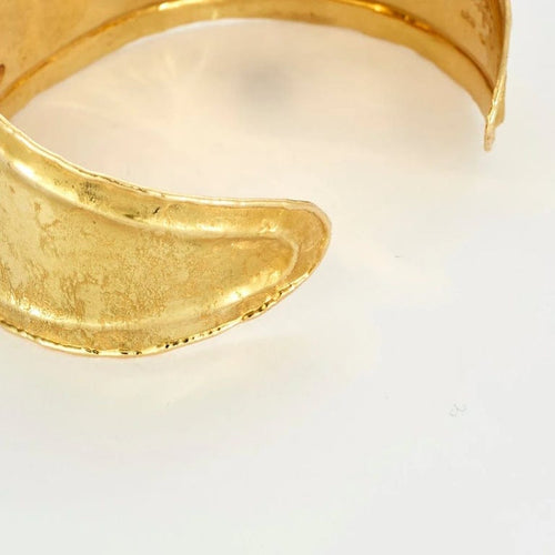 Bracelet De Prejilus - Bracelet manchette en or 18k serti de pierres 58 Facettes M8621