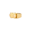 Bague 52 Bague tank Art déco à pont en or jaune 18k 58 Facettes