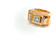 Bague 51 Bague Art déco en or 18k 58 Facettes M8645