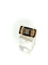 Bague 51 Bague Art déco en or 18k 58 Facettes M8645