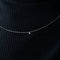Collier La Brune et la Blonde Collection 360° - Collier en or blanc 18k et diamant 0,10 ct 58 Facettes M8927
