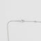 Collier La Brune et la Blonde Collection 360° - Collier en or blanc 18k et diamant 0,10 ct 58 Facettes M8927