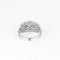 Bague 57 Mellerio - Bague Art déco en platine et diamants 58 Facettes M8926
