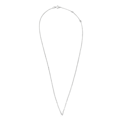 Collier La Brune et la Blonde 360° - Collier en or blanc 18K et diamant 58 Facettes M8927