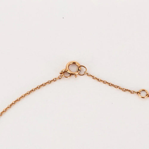 Collier La Brune et la Blonde 360° - Collier en or rose 18k avec diamant 0,10 ct 58 Facettes M8927