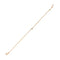 Bracelet La Brune et La Blonde - Bracelet en or rose 18k et diamant 0,10 ct 58 Facettes M8927