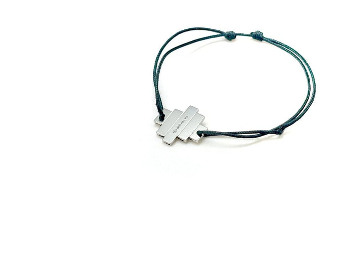 Bracelet Dinh Van - Bracelet en or blanc et diamants 58 Facettes M9101