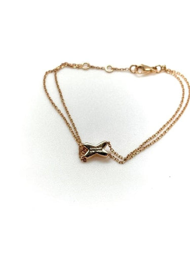 Bracelet Chaumet Jeux de Liens - Bracelet en or rose 18k et diamants 58 Facettes M9148