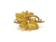 Broche Broche 4 feuilles en or jaune 18k et diamants 58 Facettes M9152