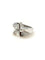 Bague 55 Bague étoile en or blanc 18k sertie de diamants 58 Facettes M9101