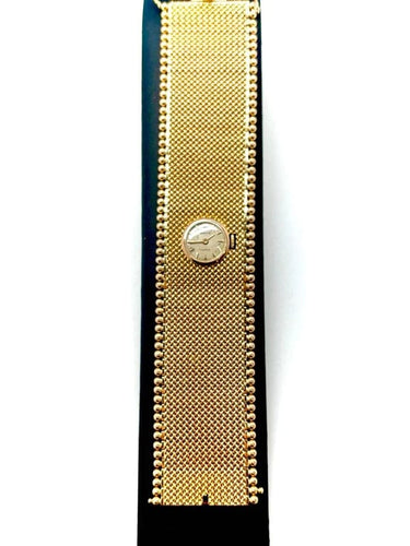 Montre Rolex - Montre bijou avec bracelet manchette en or jaune 18k 58 Facettes M9294