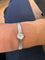Montre UTI - Montre femme vintage en or blanc 18 carats 58 Facettes