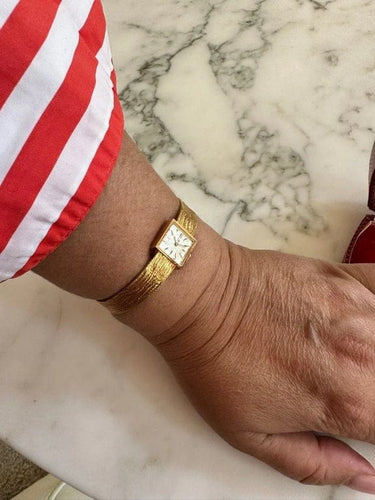 Montre Lip - Montre femme vintage en or jaune 18 carats 58 Facettes