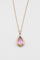 Pendentif Pendentif en or rose 18 carats avec saphir rose et diamants 58 Facettes 351137