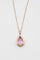 Pendentif Pendentif en or rose 18 carats avec saphir rose et diamants 58 Facettes 351137